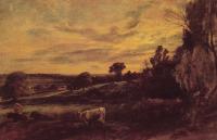 Constable, John - Landscape Evening